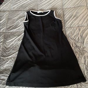 Black slip dress